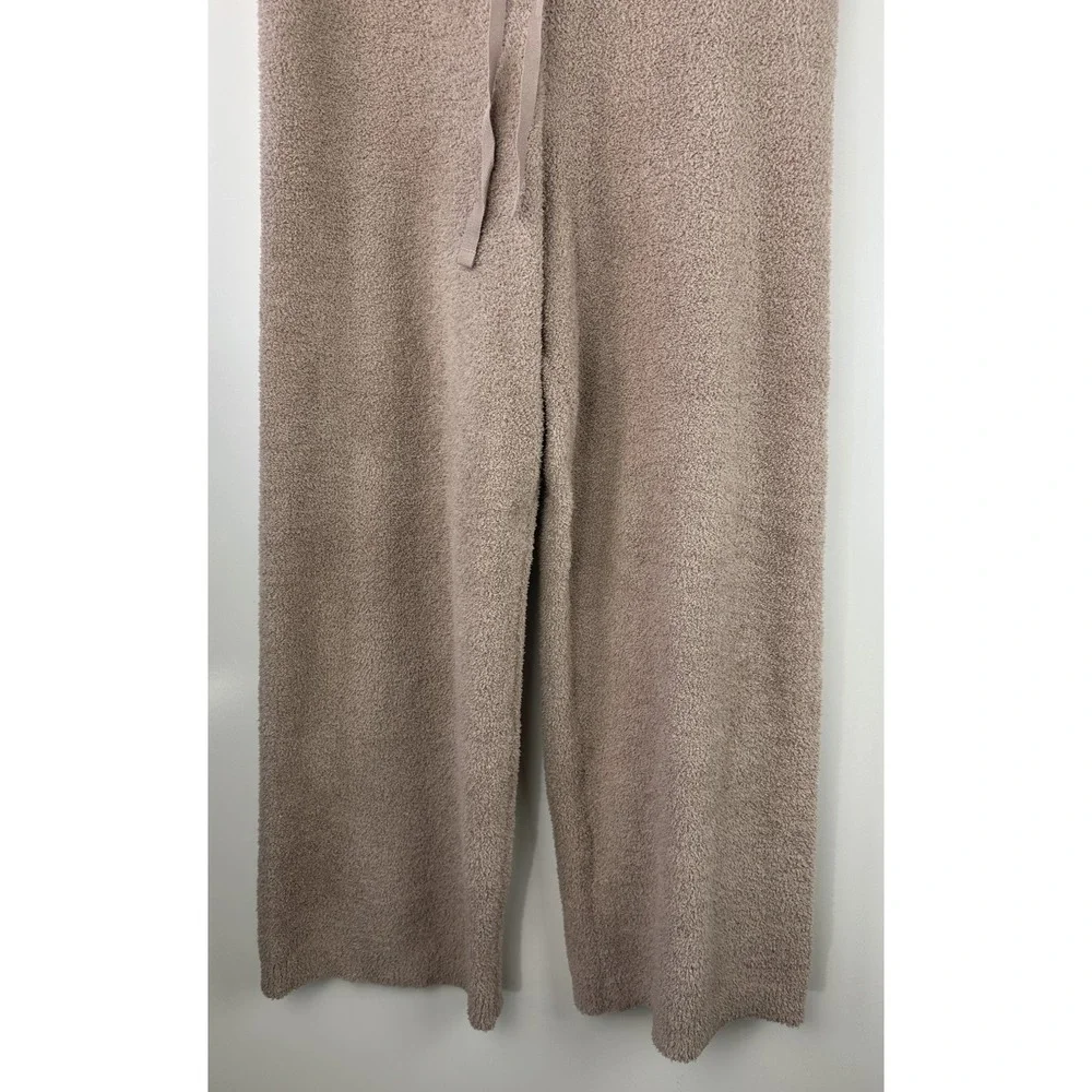Softies Cozy Teddy Reverse Seam Crew Neck LS Top Pants Lounge Set Brown Size XL - Picture 11 of 16